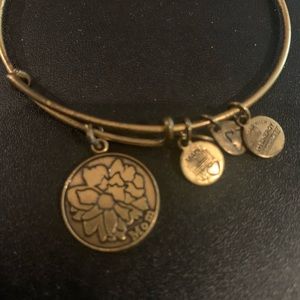 Alex and Ani gold tone bracelet